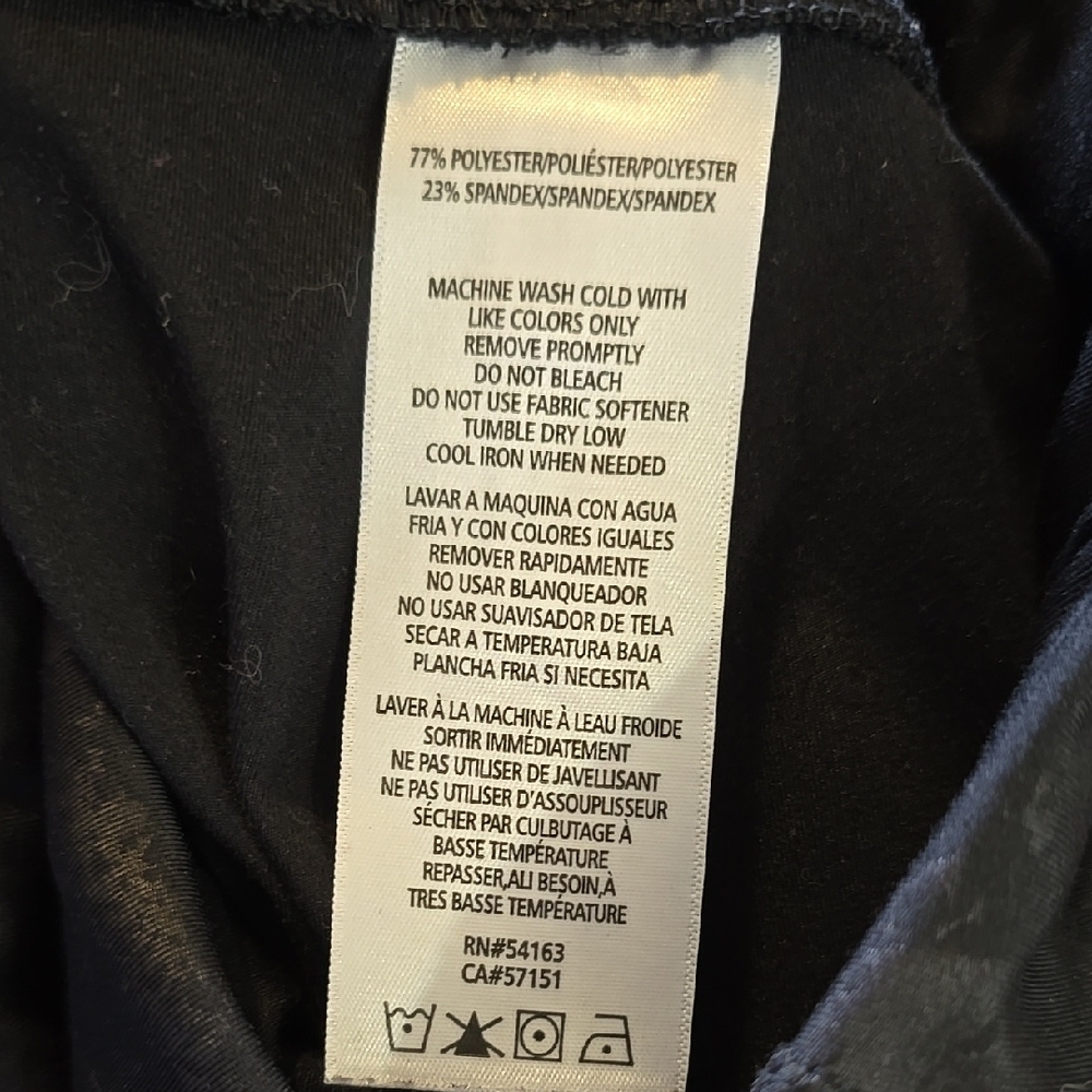Calvin Klein Black Patterned Leggings - Picture 5 of 5